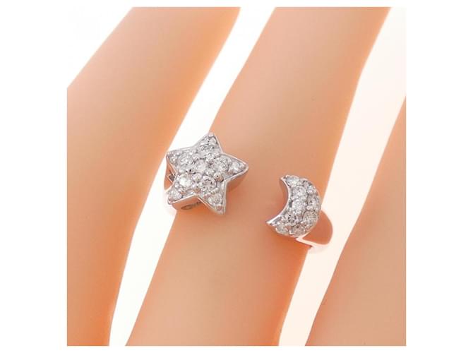 Autre Marque Bague Ponte Vecchio en Or Au750 et Diamants Argenté - vue 5