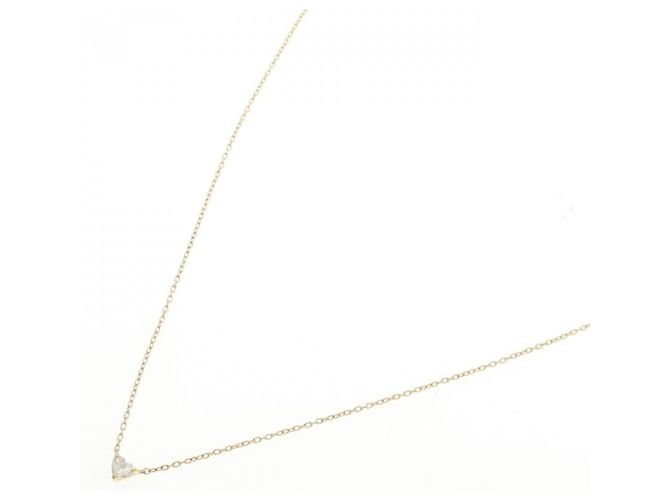 Autre Marque Au750 Diamant Halskette Golden - Ansicht 2