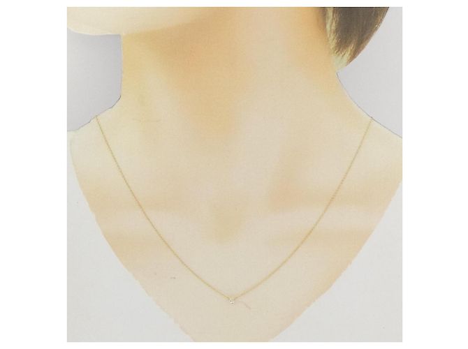 Autre Marque Au750 Diamant Halskette Golden - Ansicht 6