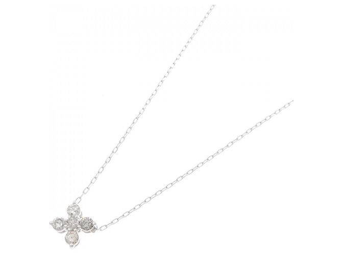 Autre Marque Collana in oro bianco e diamanti Au750 Argento - vista 2