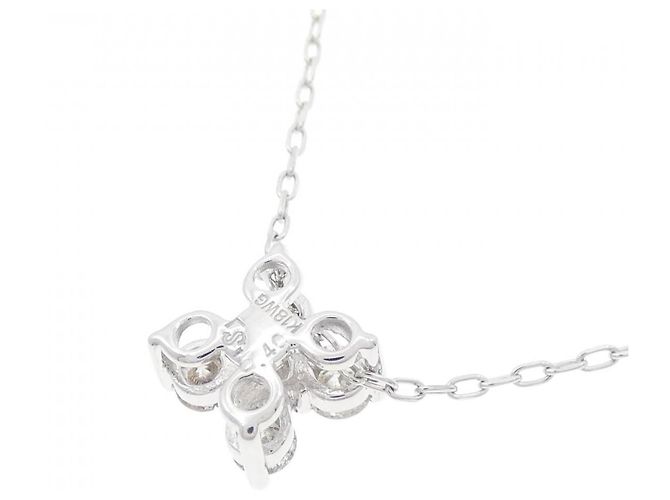 Autre Marque Collana in oro bianco e diamanti Au750 Argento - vista 4