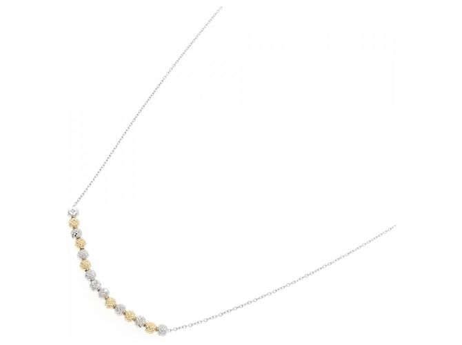 Autre Marque Collana in oro bianco Au750 e oro giallo Au750 D'oro - vista 2