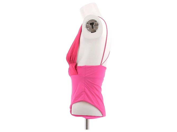 Autre Marque Bañador asimétrico rosa - vista 4