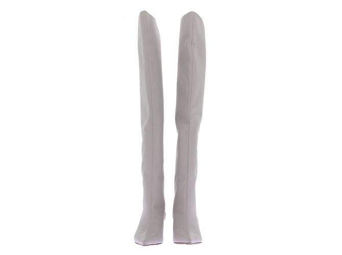 Jimmy Choo Botas de cuero grises - vista 2