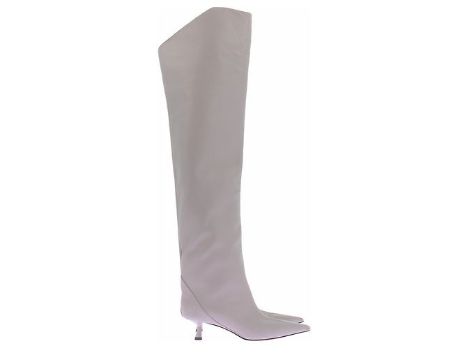 Jimmy Choo Botas de cuero grises - vista 4