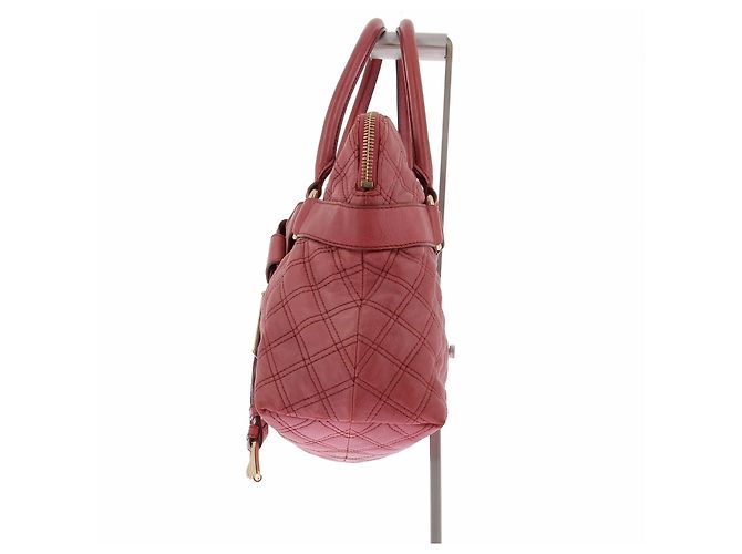 Borsa a mano in pelle rossa Marc Jacobs Rosso - vista 3