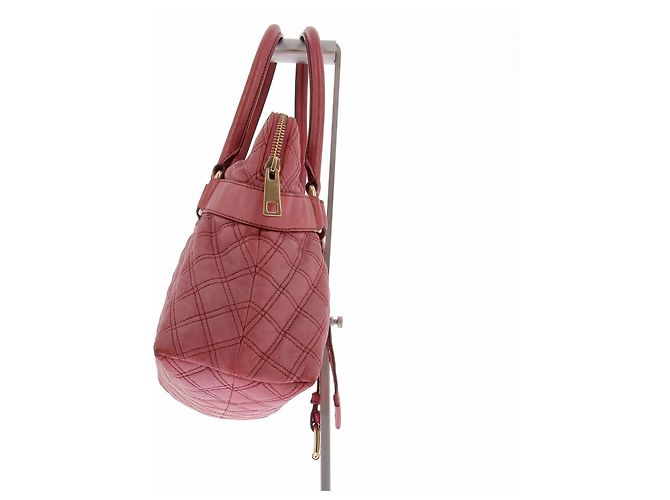 Borsa a mano in pelle rossa Marc Jacobs Rosso - vista 4