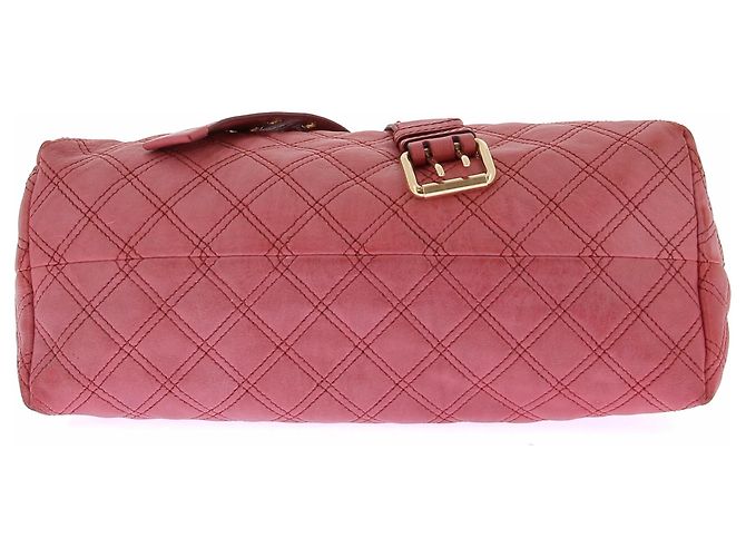 Borsa a mano in pelle rossa Marc Jacobs Rosso - vista 7