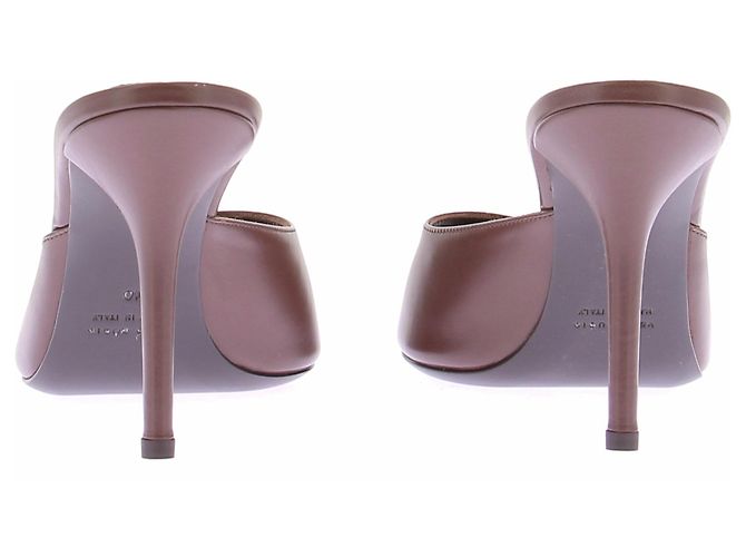 Autre Marque Braune Mules mit Absatz - Ansicht 3