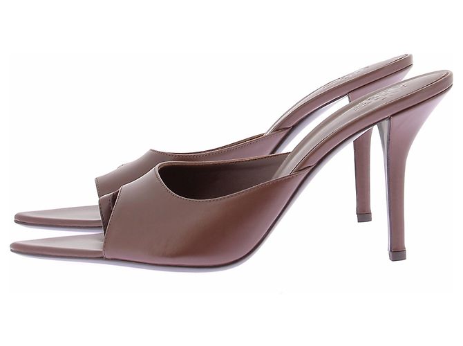 Autre Marque Braune Mules mit Absatz - Ansicht 5