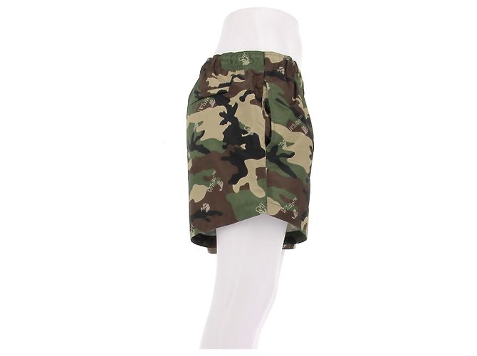 Off White Short de baño camuflaje Caqui - vista 3