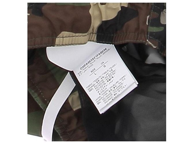 Off White Short de baño camuflaje Caqui - vista 6