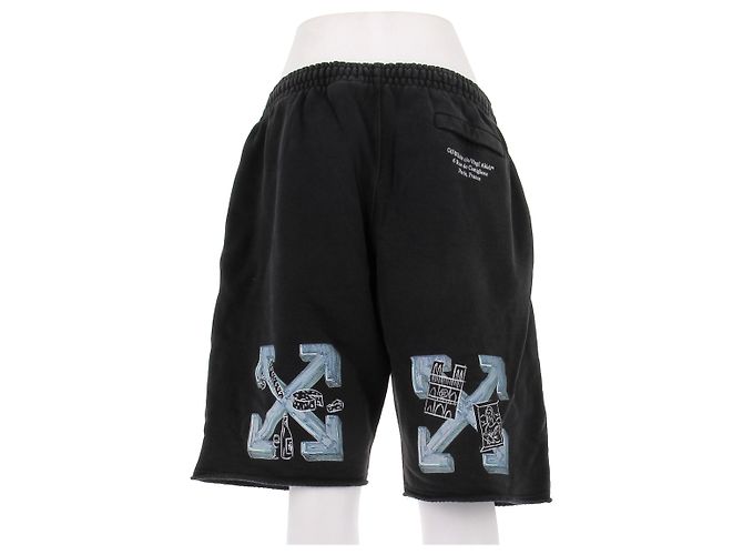 Off White Shorts Schwarz Polyester L - Ansicht 2