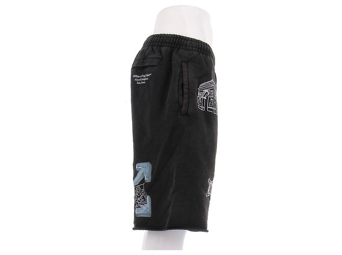 Off White Shorts Schwarz Polyester L - Ansicht 3
