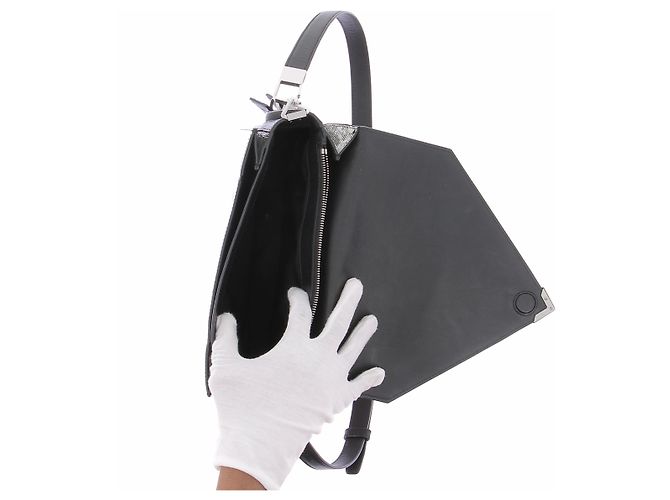 Bolsa de mão Alexander Wang em couro de crocodilo bege - vista 6