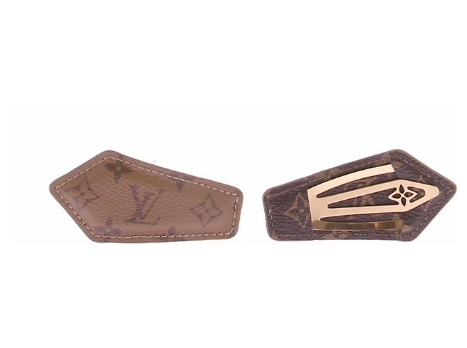 Louis Vuitton Mini-Haarspangen Braun - Ansicht 3