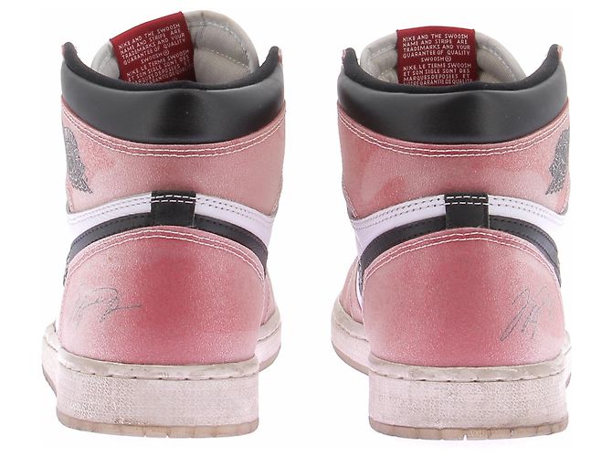 Autre Marque Nike x Off White Air Jordan 4 Retro Weiß Leder - Ansicht 5