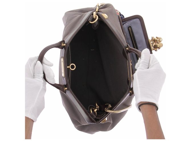 Borsa a mano Marc Jacobs in pelle grigia Grigio - vista 6