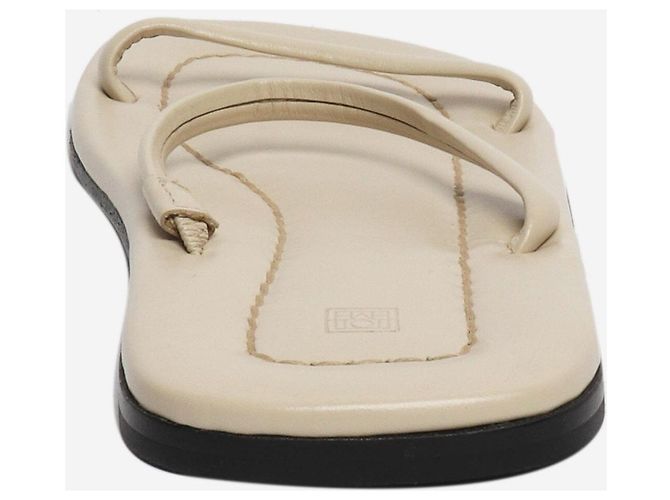 Totême Sandali in pelle crema - taglia EU 39 Crudo - vista 3
