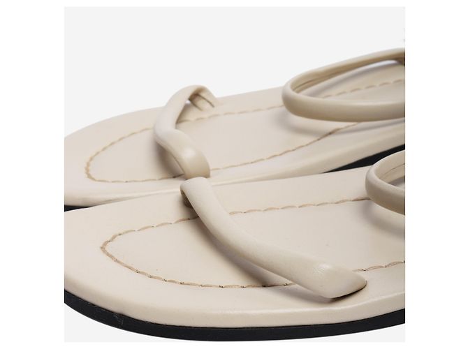 Totême Sandali in pelle crema - taglia EU 39 Crudo - vista 5
