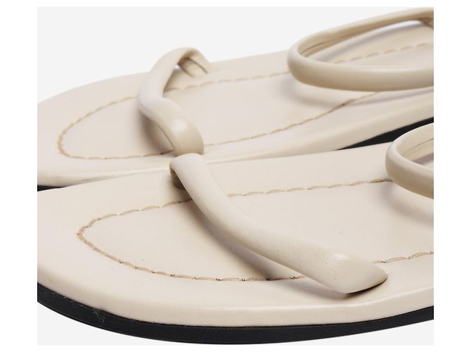 Totême Sandali in pelle crema - taglia EU 39 Crudo - vista 6