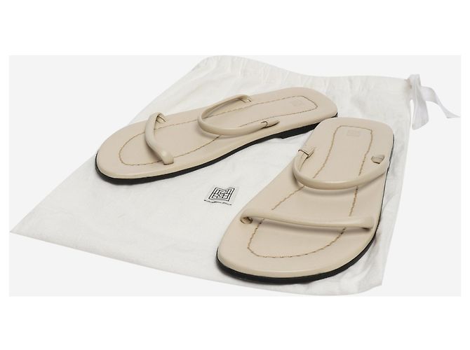 Totême Sandali in pelle crema - taglia EU 39 Crudo - vista 7