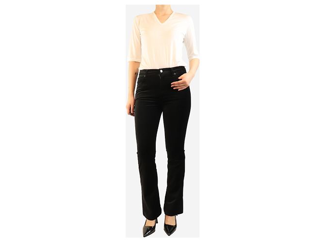 Agolde Vaqueros de terciopelo negro - talla UK 8 - vista 2