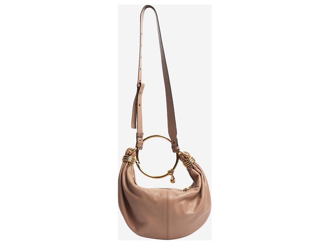 Chloé Lederhandtasche mit neutralem Armband - Ansicht 2