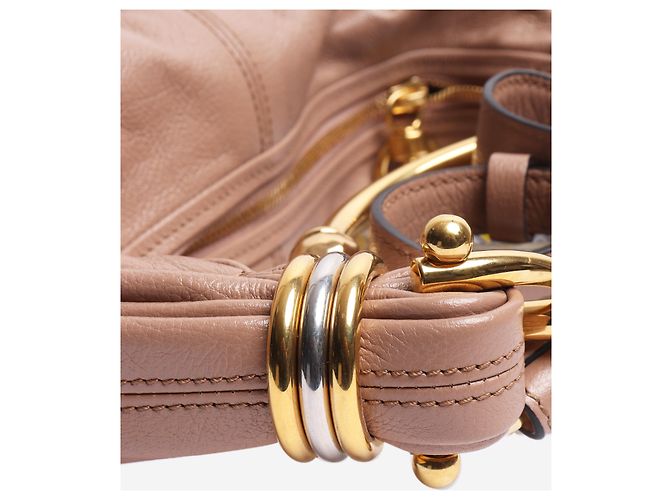 Chloé Lederhandtasche mit neutralem Armband - Ansicht 4