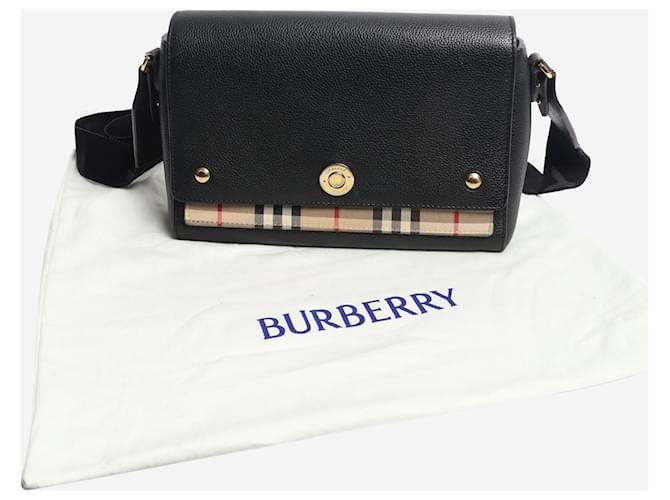 Burberry Borsa Black Note Nero - vista 11