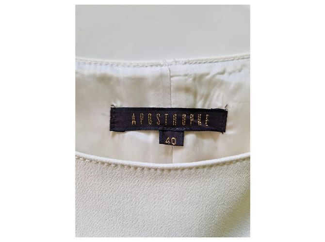 Apostrophe Vestido sin mangas crema Crudo - vista 4