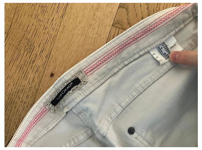 Pantalones Luisa Cerano beige de algodón - vista 4