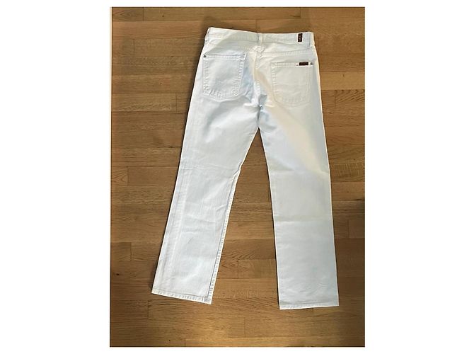 7 For All Mankind vaqueros blancos The Standard - vista 2