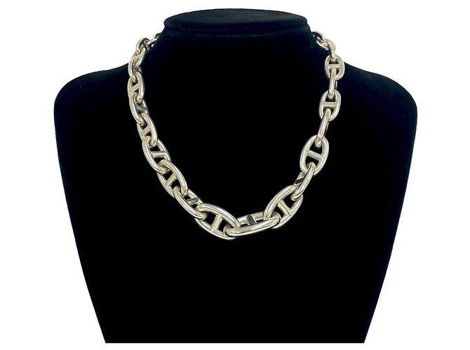 Hermès Collana HERMES Chaine d'Ancre Crescendo Argento - vista 2