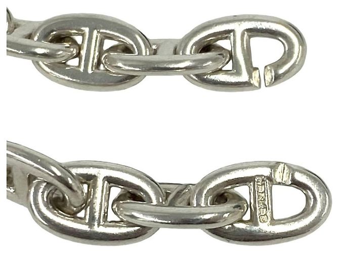 Hermès Collana HERMES Chaine d'Ancre Crescendo Argento - vista 4