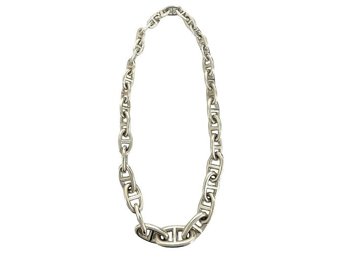 Hermès Collana HERMES Chaine d'Ancre Crescendo Argento - vista 5