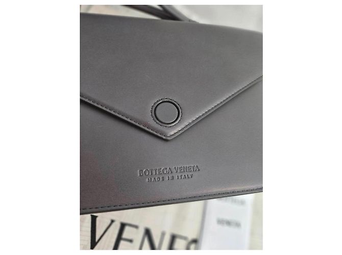 Bottega Veneta Borsa in pelle grigia Grigio - vista 12