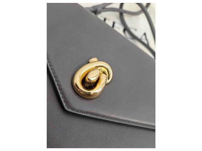 Bottega Veneta Borsa in pelle grigia Grigio - vista 4