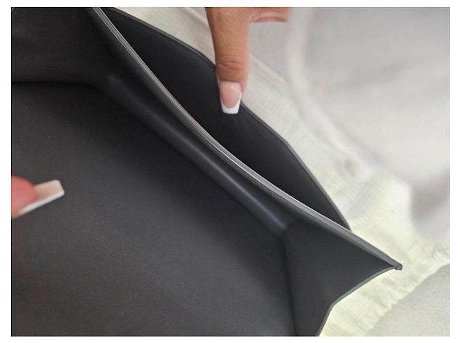 Bottega Veneta Borsa in pelle grigia Grigio - vista 9