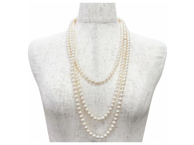 Tiffany & Co Collana lunga Tiffany in perle d'acqua dolce 925 Bianco - vista 4