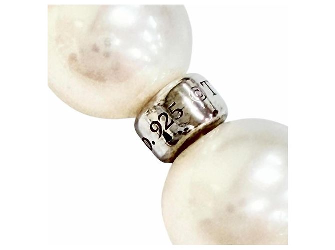 Tiffany & Co Collana lunga Tiffany in perle d'acqua dolce 925 Bianco - vista 7