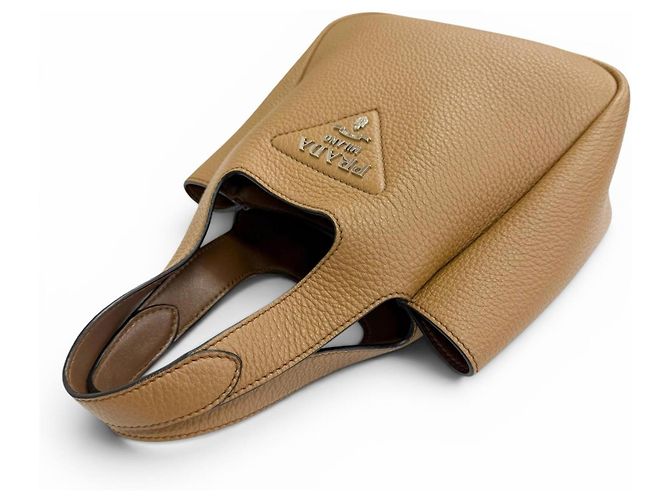 Prada 1BA349 Mini Borsa a mano Marrone - vista 3