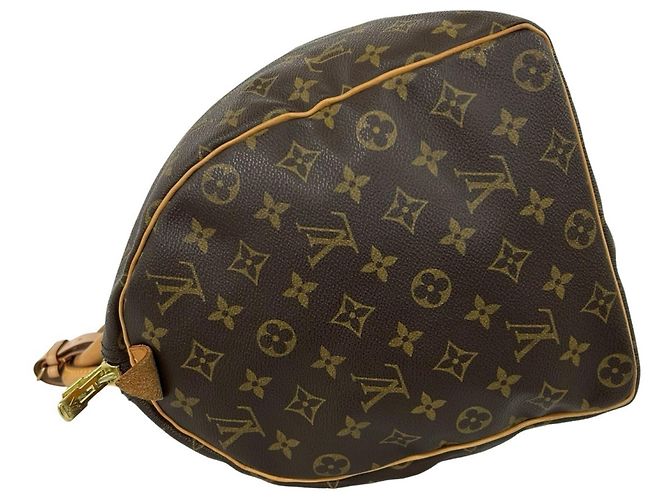 Louis Vuitton Keepall 45 Monogram Leather Boston Bag Marrone - vista 5