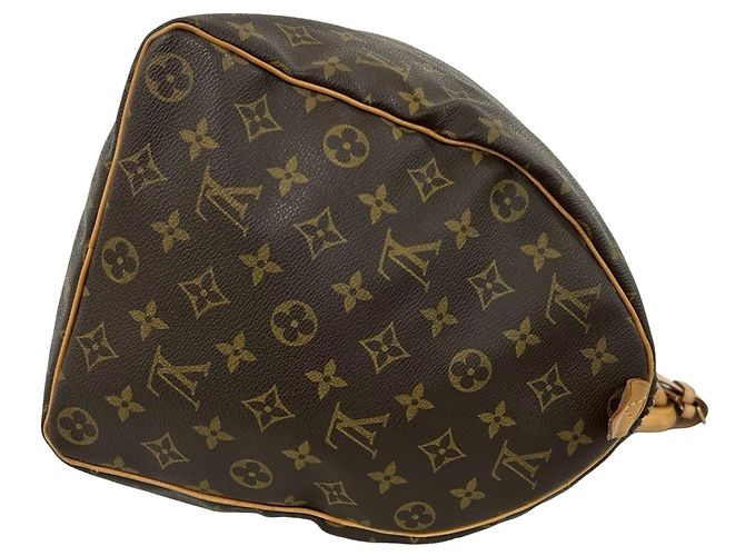 Louis Vuitton Keepall 45 Monogram Leather Boston Bag Marrone - vista 6