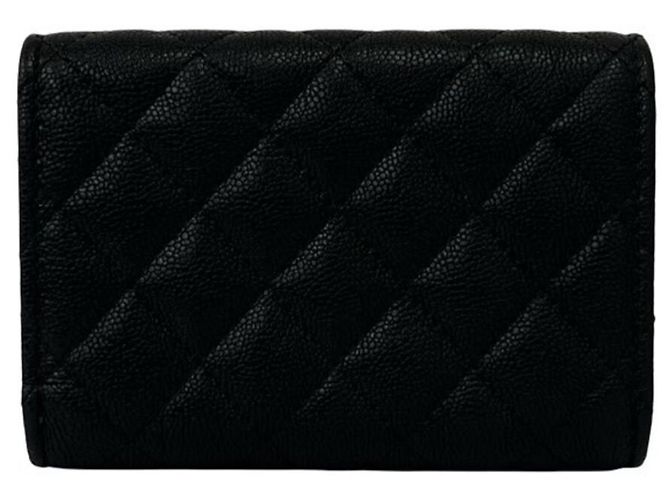 Cartera tríptico Chanel Boy Chanel Coco Mark Negro - vista 2
