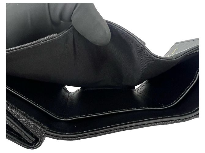 Cartera tríptico Chanel Boy Chanel Coco Mark Negro - vista 8