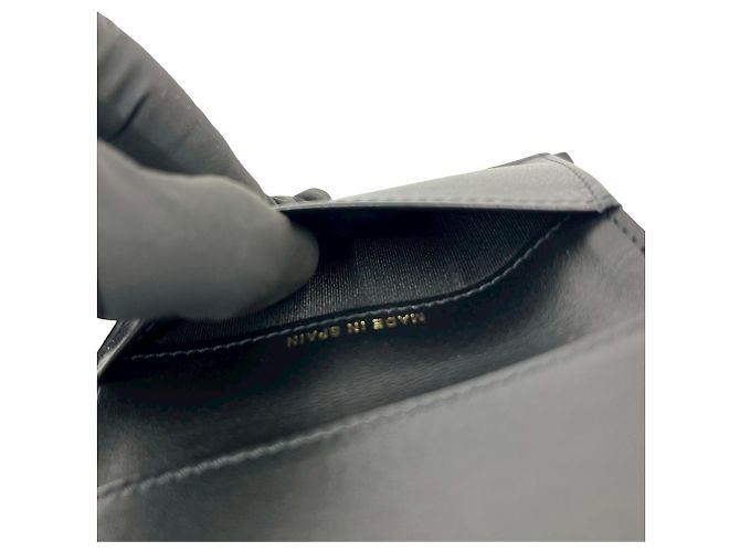 Cartera tríptico Chanel Boy Chanel Coco Mark Negro - vista 9
