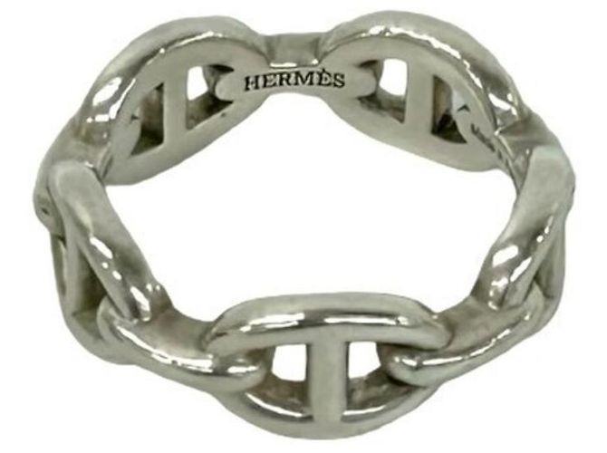 Hermès Hermes Chaine d'Ancre Enchainée Ring Silber - Ansicht 4