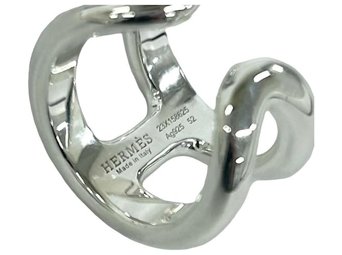 Hermès Osmo's GM Band Ring HERMES Silber - Ansicht 3
