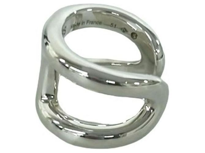 Ring Hermès Anillo HERMES Osmos GM en plata de ley - vista 4